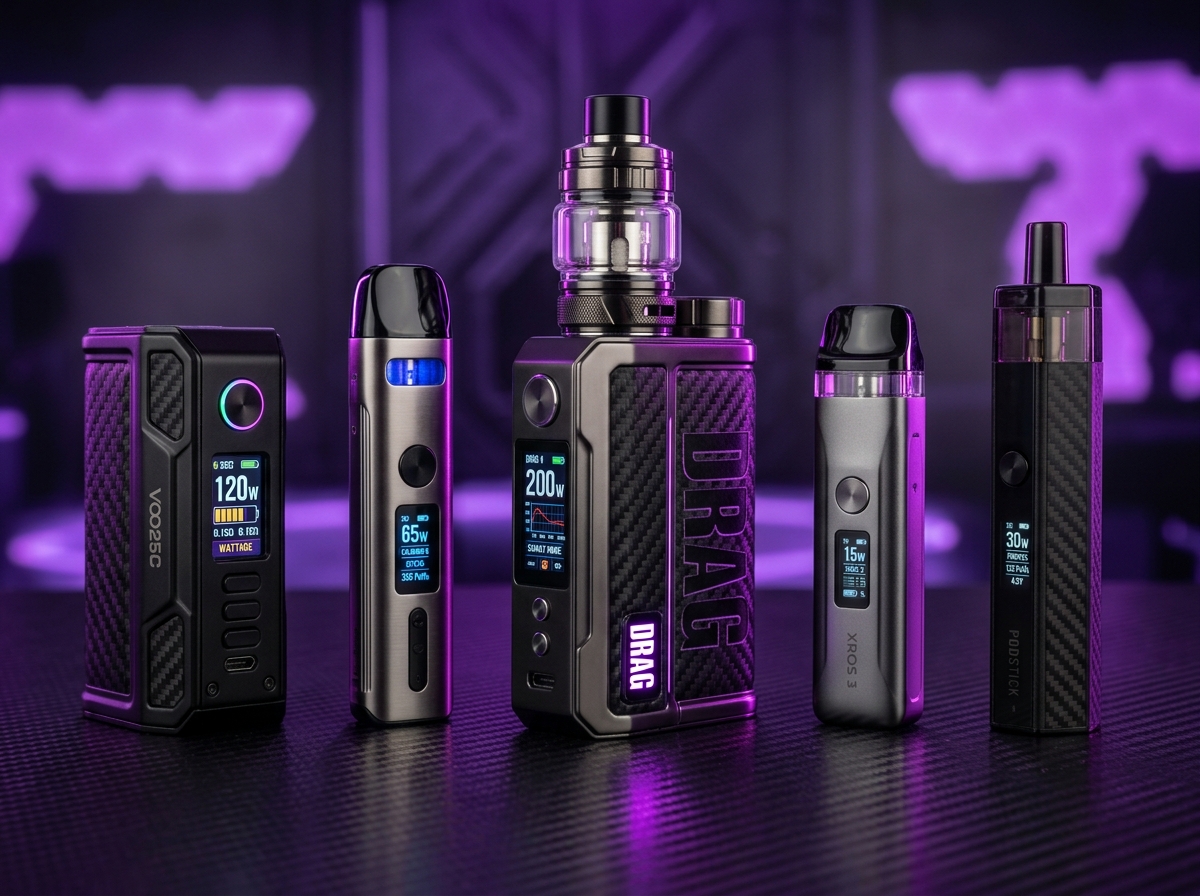 Vape mods refillable pod kits hardware